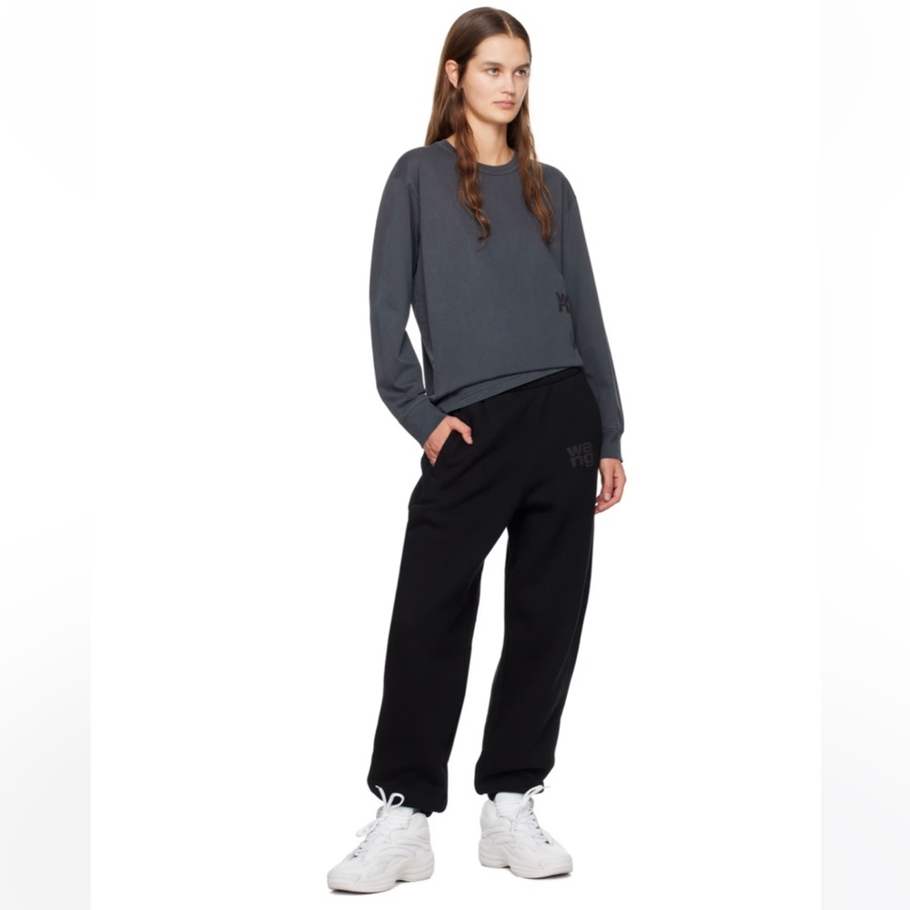 ALEXANDERWANG.T Black Bonded Lounge Pants